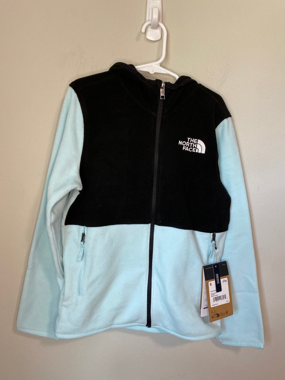 New The North Face Teen Glacier Full-Zip Fleece Jacket Size Small
